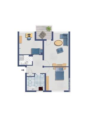 Willkommen in Essen-Bergerhausen - Ihre Eigentumswohnung mit Loggia – Bauvereinstr. 11, 45136 Essen – Vorschaubild 4
