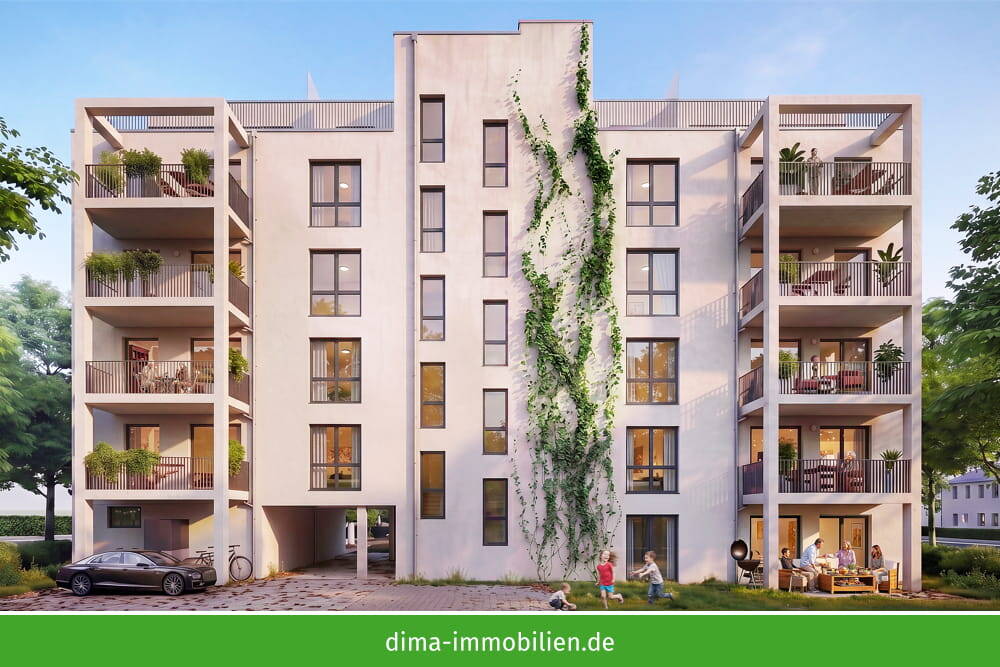 KfW-40-Neubau mit QNG am Volkspark! Gut geschnittene 2RW mit Balkon, Wannenbad, HWR, Keller u.v.m. – Leipzig – Vorschaubild 3