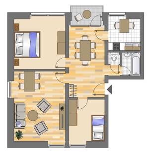 3 Zimmer fix und fertig – 57078 Siegen – Vorschaubild 2