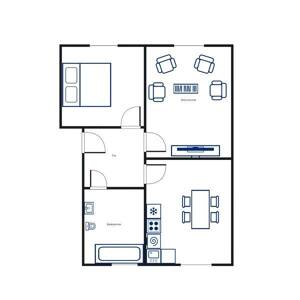Das Glück hat ein Zuhause: interessante 2-Zimmer-Wohnung im Keplerkiez – 34127 Kassel – Vorschaubild 2