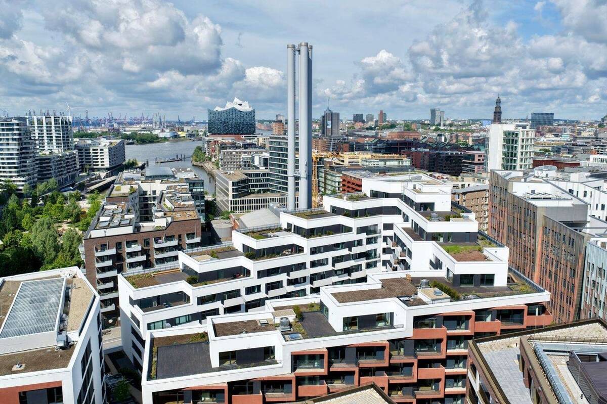 Traumhaftes kleines City-Apartment mit Blick ins Grüne und einzigartigen Community-Features – 20457 Hamburg – Bild 1 von 9