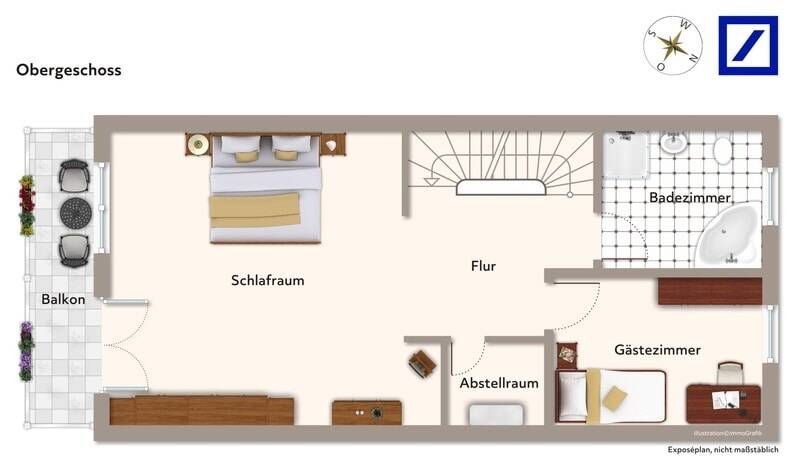 Wohnen am Tiefen See - Stilvolles Reihenmittelhaus mit Garten & einzigartigem Ausblick zur Miete – Potsdam – Vorschaubild 8