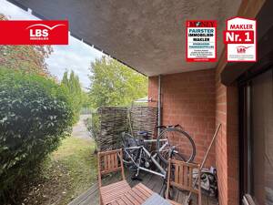 Klein, fein, zentral: 1-Zimmer-Wohnung mit Terrasse und Stellplatz
