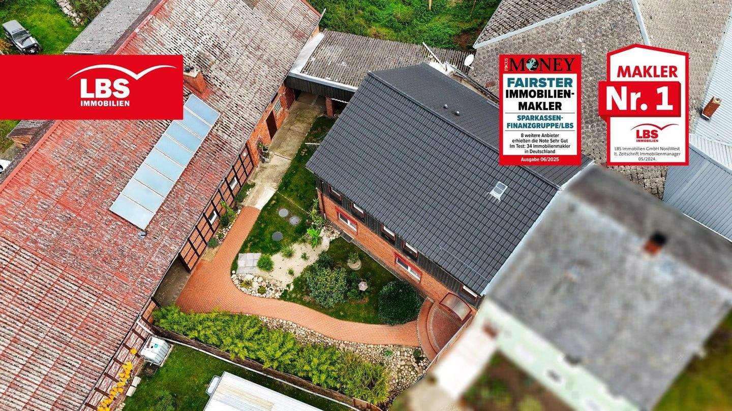 Modernisierter Resthof mit Scheune & großem Grundstück – Dähre – Bild 1 von 9
