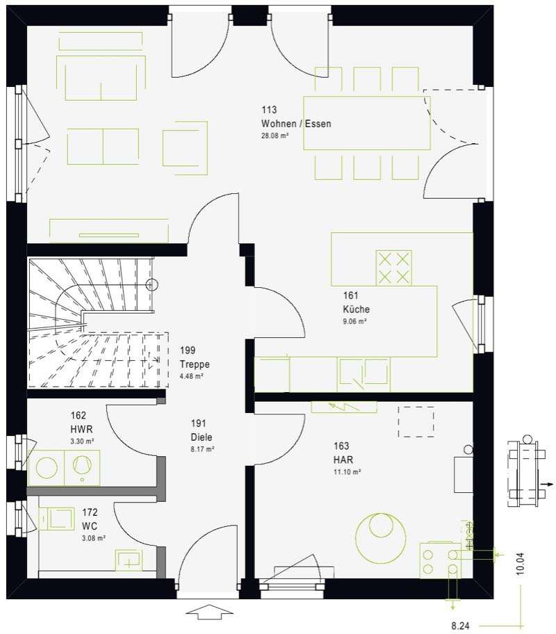 Traumhaus mit Dachterrasse - spare durch Eigenleistung auf deinem Grundstück – Niestetal – Vorschaubild 5