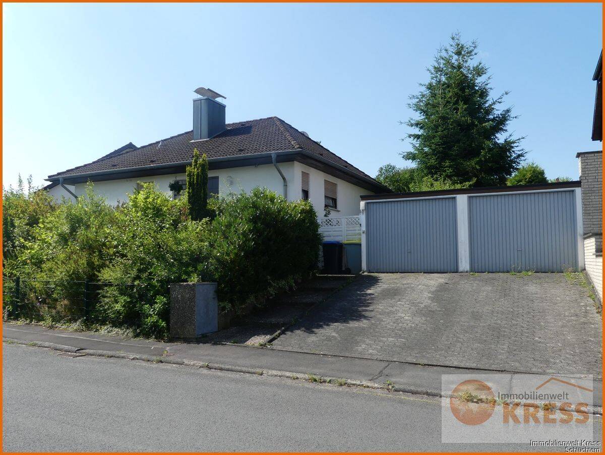 Gepflegter, unterkellerter Bungalow mit Terrasse und Garage in ruhiger Wohnlage von Sinntal-Sannerz