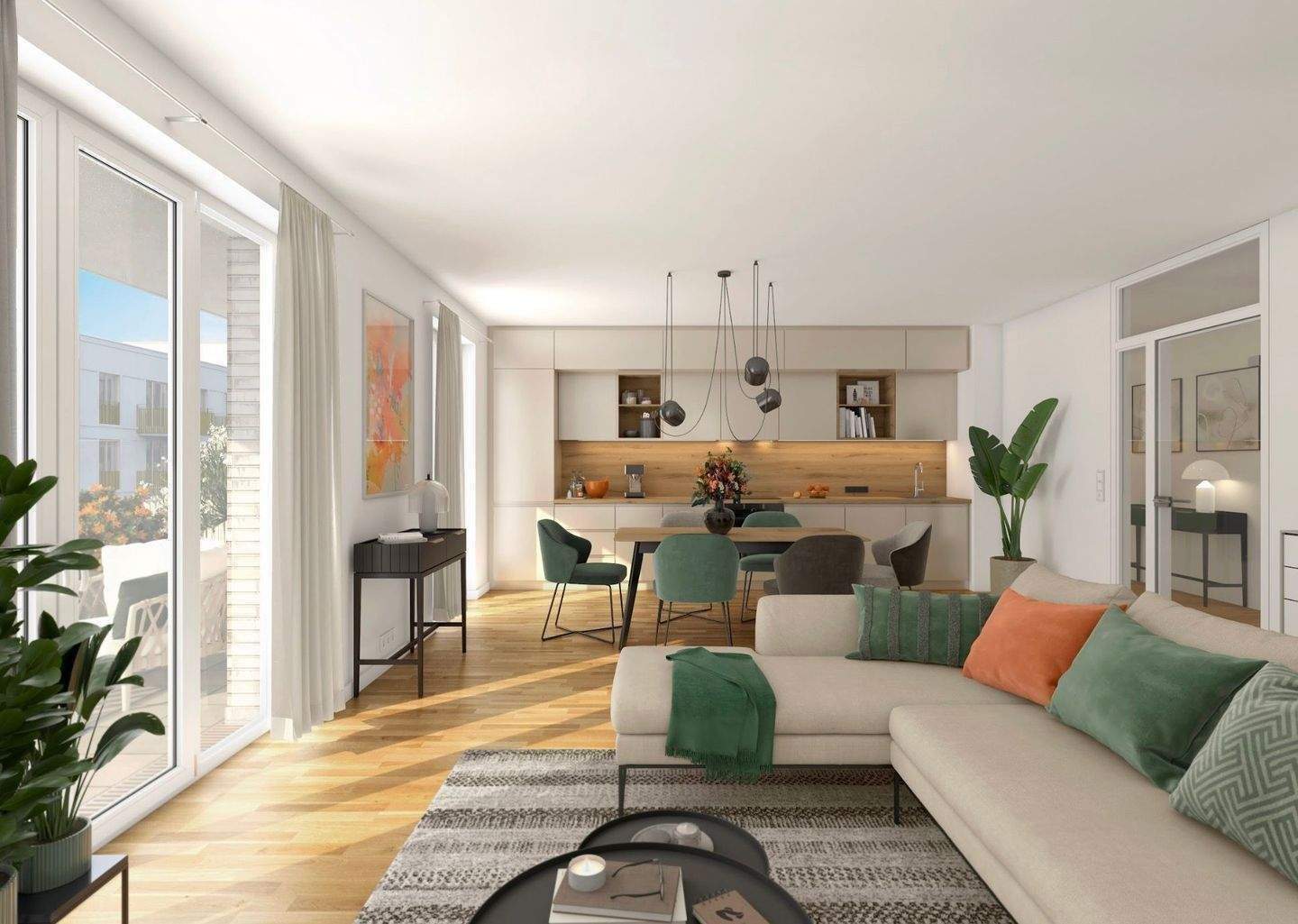 3 Zimmer, 82 m², Gäste-WC und Abstellraum – die Familienwohnung, die Düsseldorf dringend braucht. Und Ihr Portfolio auch. – Düsseldorf – Vorschaubild 6