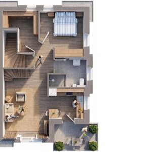 TIPP | Schöne Dachgeschoss-Wohnung mit Balkon und gut nutzbarem Dachboden – 26123 Oldenburg – Vorschaubild 1