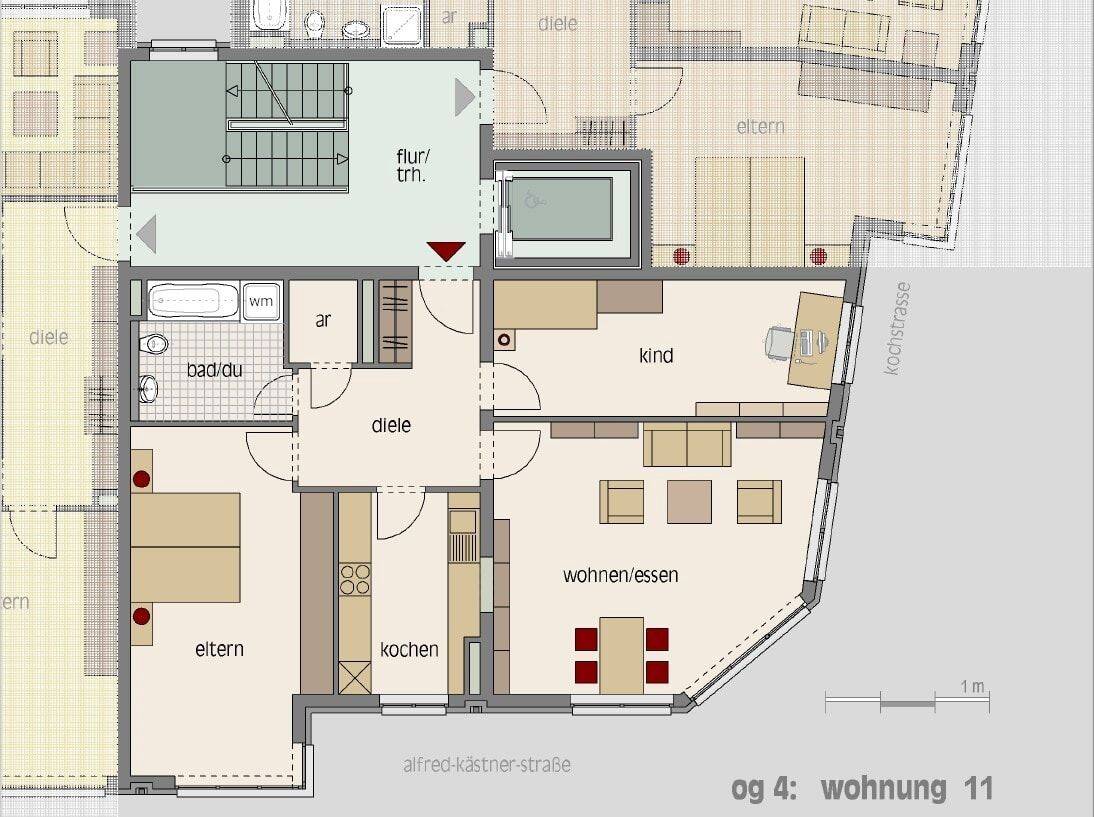Südvorstadt...Großzügige 3-Raum-Wohnung mit Sonnen-Glaserker! – Leipzig – Vorschaubild 4