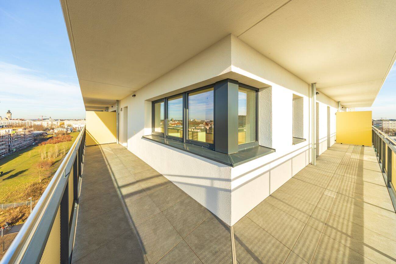 79m² Eigentum im 8.Stock! Attraktive 3-Zimmerwohnung inklusive großem Balkon in Zentrumsnähe – Leipzig – Vorschaubild 3