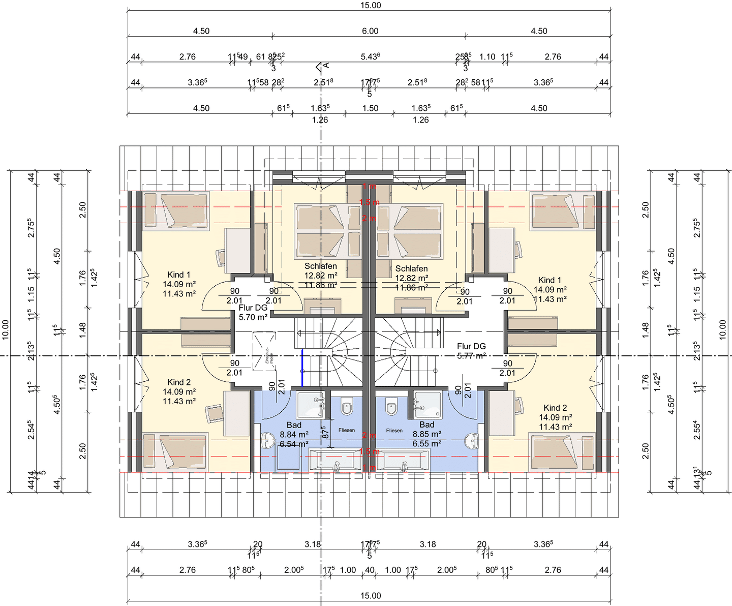 Neubau - Doppelhaushälfte in 2ter reihe ruhig gelegen in Quickborn – Quickborn – Vorschaubild 7