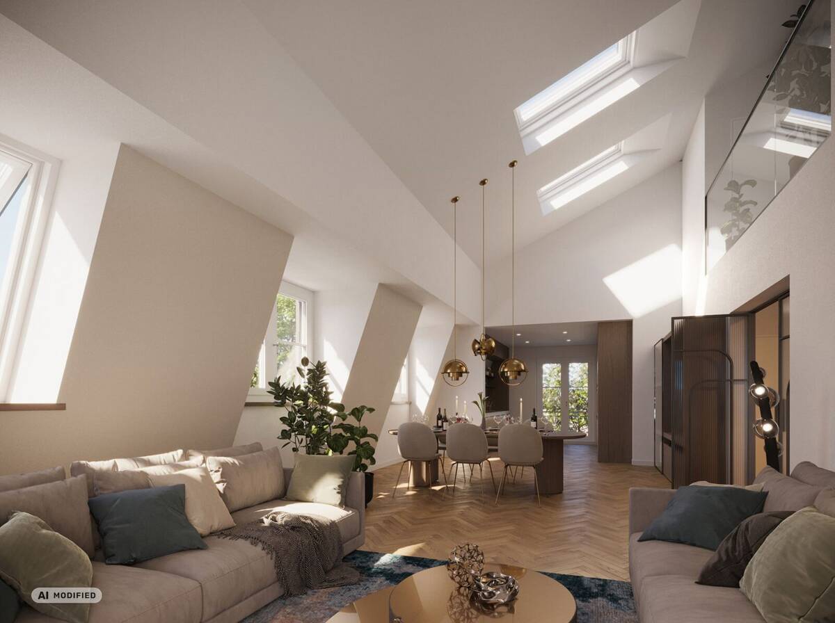 Elegante 2 Zimmer - Galeriewohnung mit zusätzlichem Atelier im Spitzboden – 81925 München – Bild 1 von 5