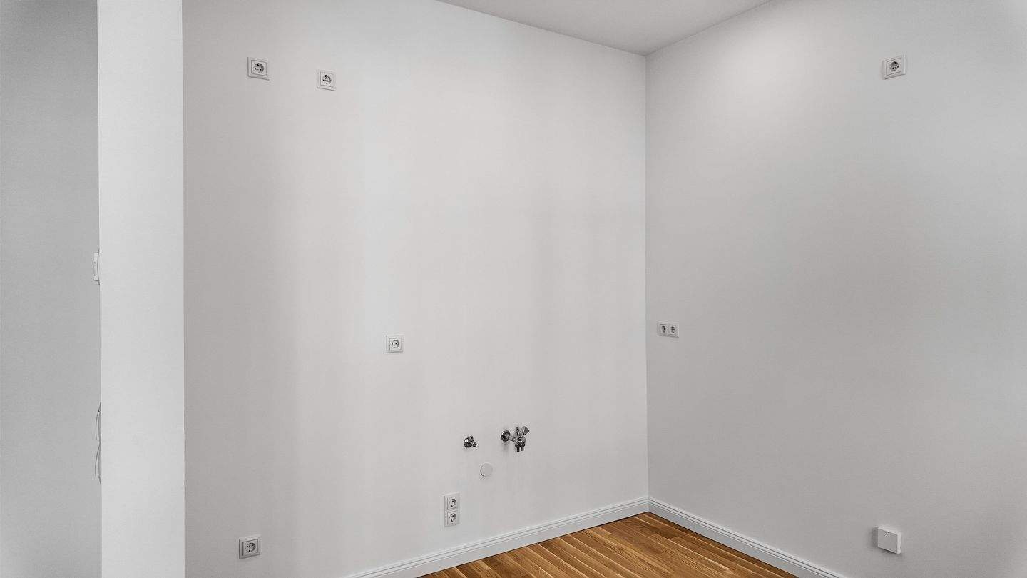 "Single Apartment" - helle 1-Raum-Wohnung - Fußbodenheizung, Parkett, CAT-7 Netzwerk, Wohnküche, Einbauküche – Chemnitz – Vorschaubild 7