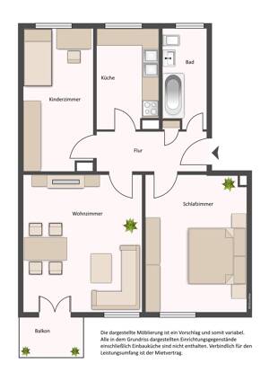 Kleine 3-Zimmer-Wohnung in verkehrsgünstiger Lage von Darmstadt Bessungen – 64285 Darmstadt – Vorschaubild 4