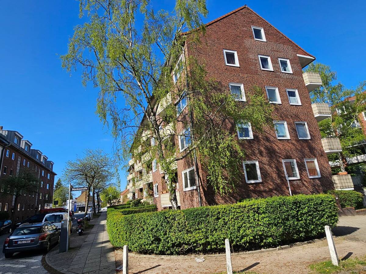 renovierte 2 Zimmer - Wohnung in Eilbek Vermietung oder Eigenutzung gut mgl. – 22089 Hamburg – Bild 1 von 7