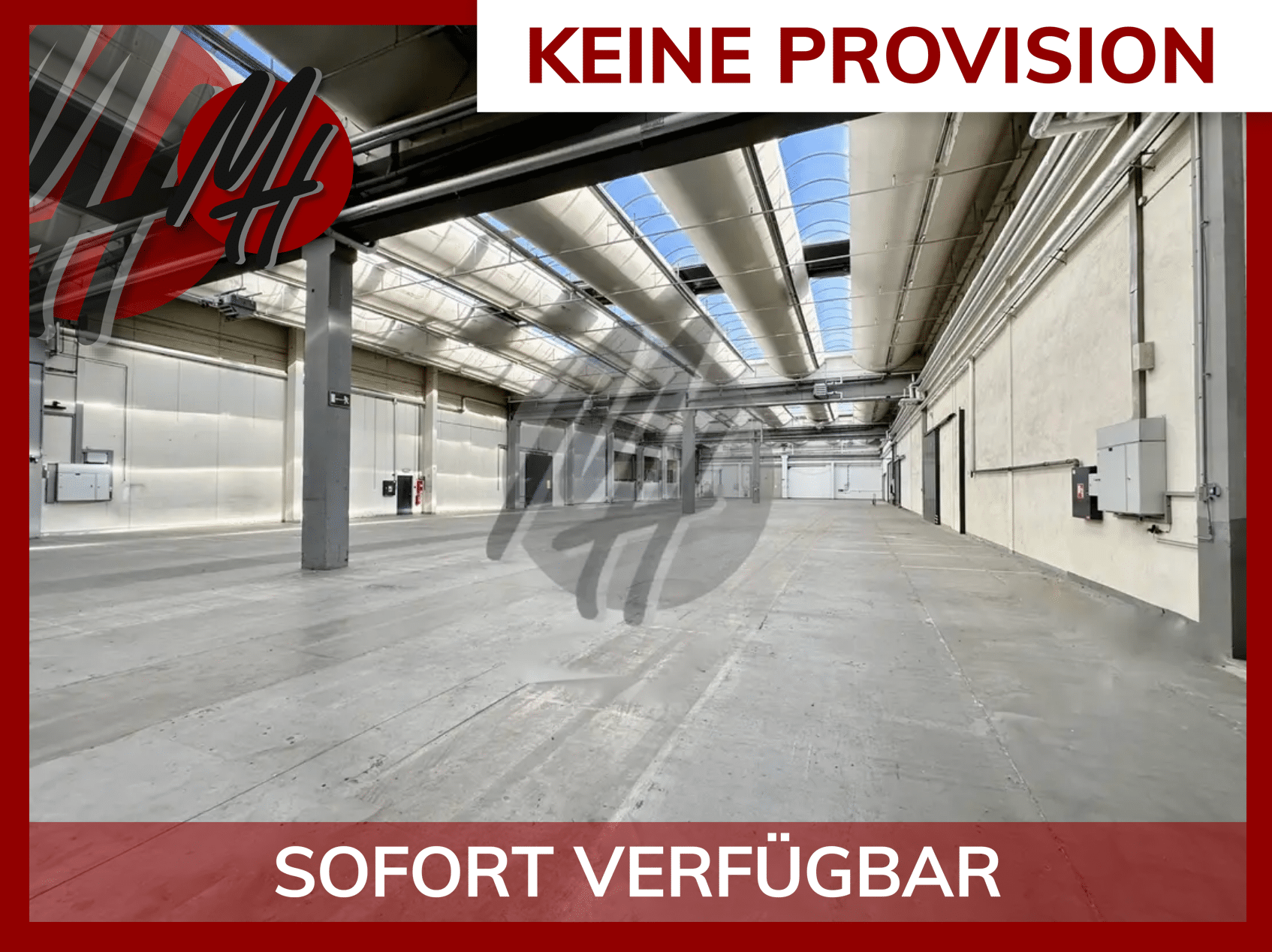 KEINE PROVISION - SCHNELL VERFÜGBAR - Lager-/Produktion (6.100 m²) & Büro (1.000 m²) zu vermieten