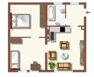 Renovierte 2-Zimmer-Wohnung in Duisburg Huckingen – 47259 Duisburg – Vorschaubild 3