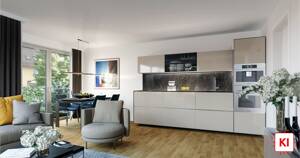 Direkt vermietbar: barrierefreies Appartement mit Terrasse – 81243 München – Vorschaubild 3