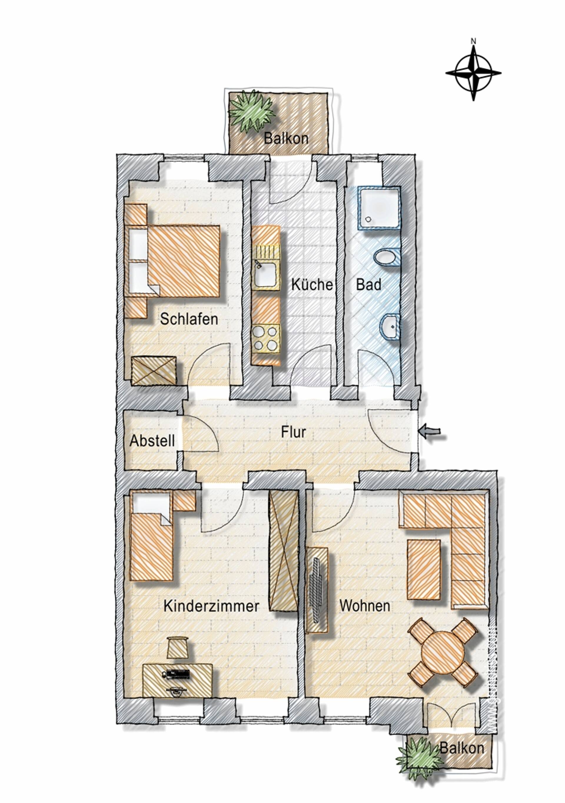 Haus in 01159 Dresden mit 78 m² kaufen