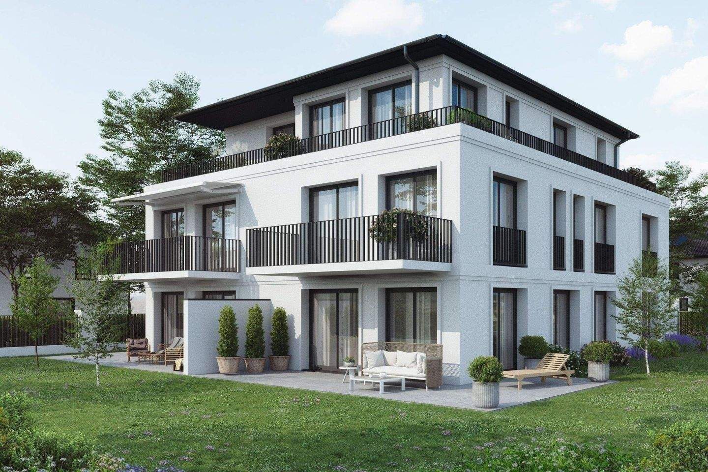 Traumhafte 4-Zimmer-Gartenwohnung in Hadern - Baubeginn bereits erfolgt – München – Vorschaubild 2