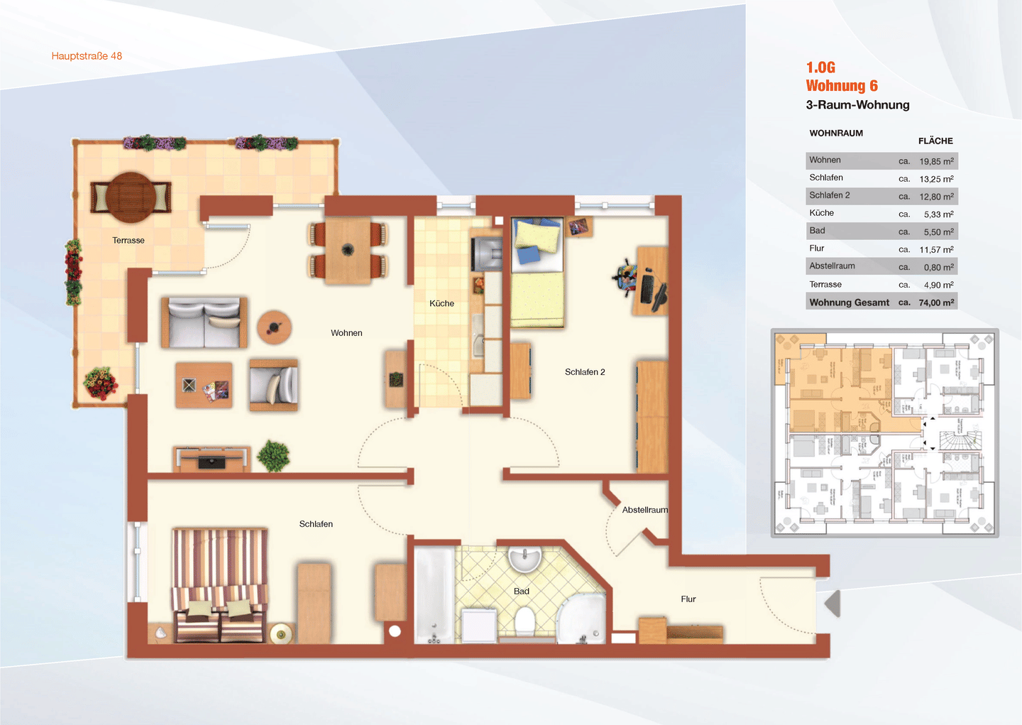 Erstbezug im Neubau! Moderne Smart-Home 3-Raum-Wohnung mit Balkon & Gegensprechanlage in Heidenau