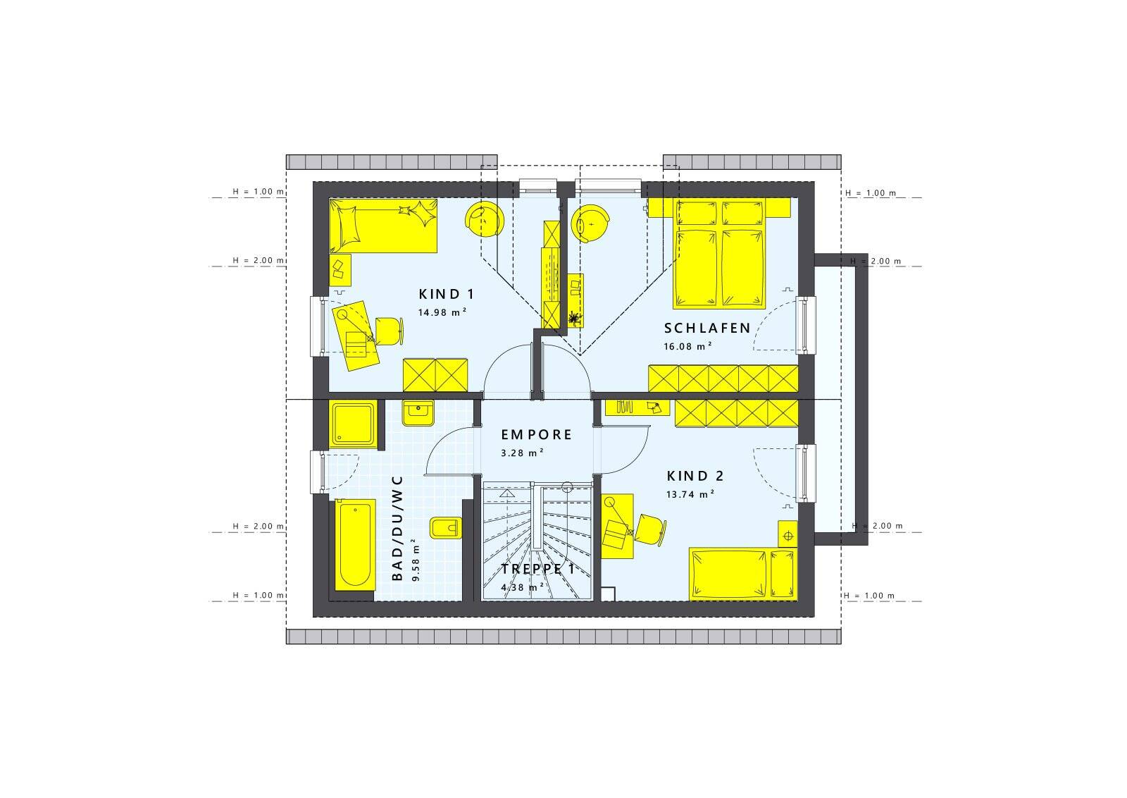 Dein individuell geplantes Traumhaus in Großenaspe in KFW 40 I-KON QNG – Großenaspe – Vorschaubild 2