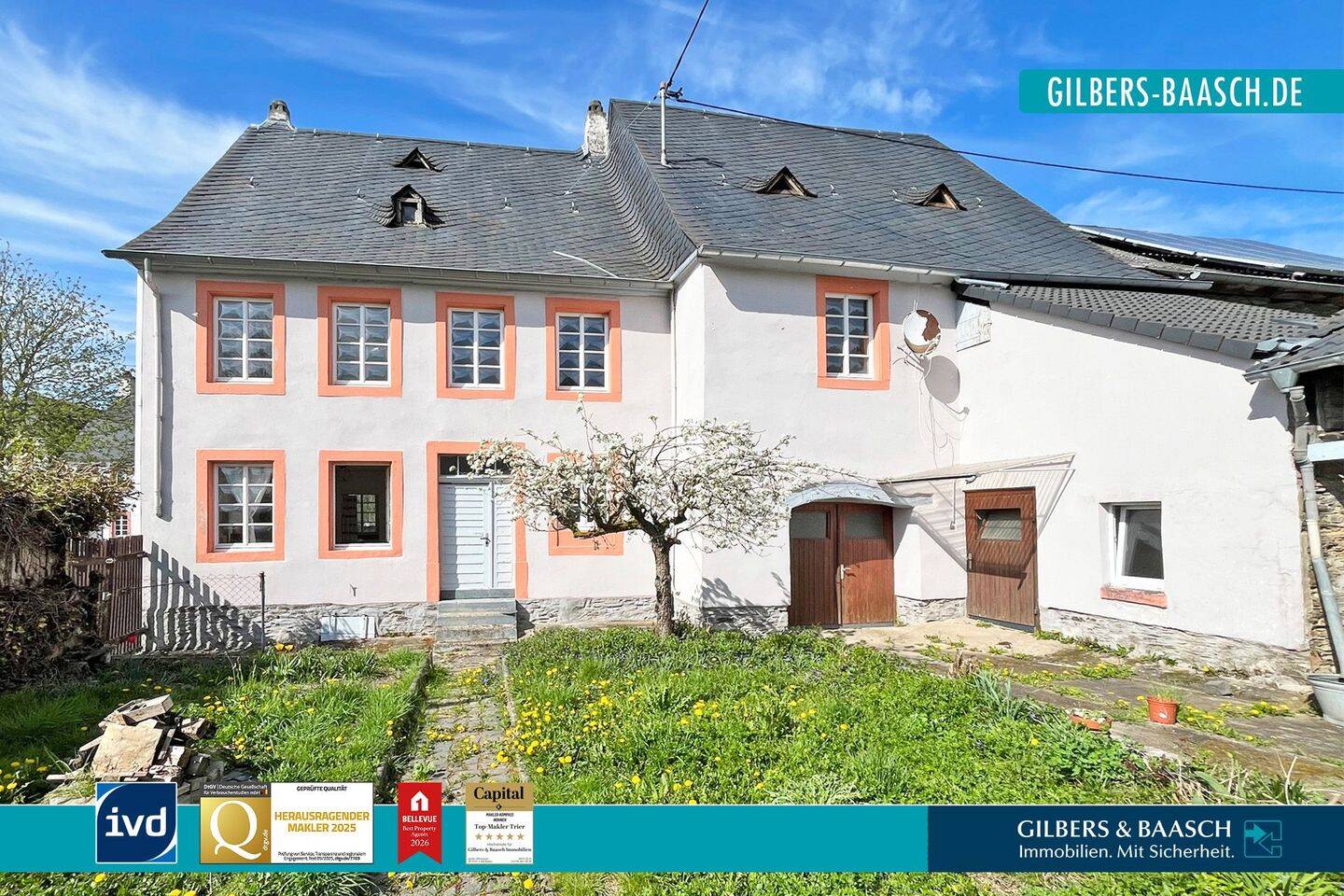 Mülheim (Mosel): Historisches Winzeranwesen mit ansprechendem Garten, Scheune und schöner Wohnlage – Mülheim an der Mosel – Bild 1 von 9