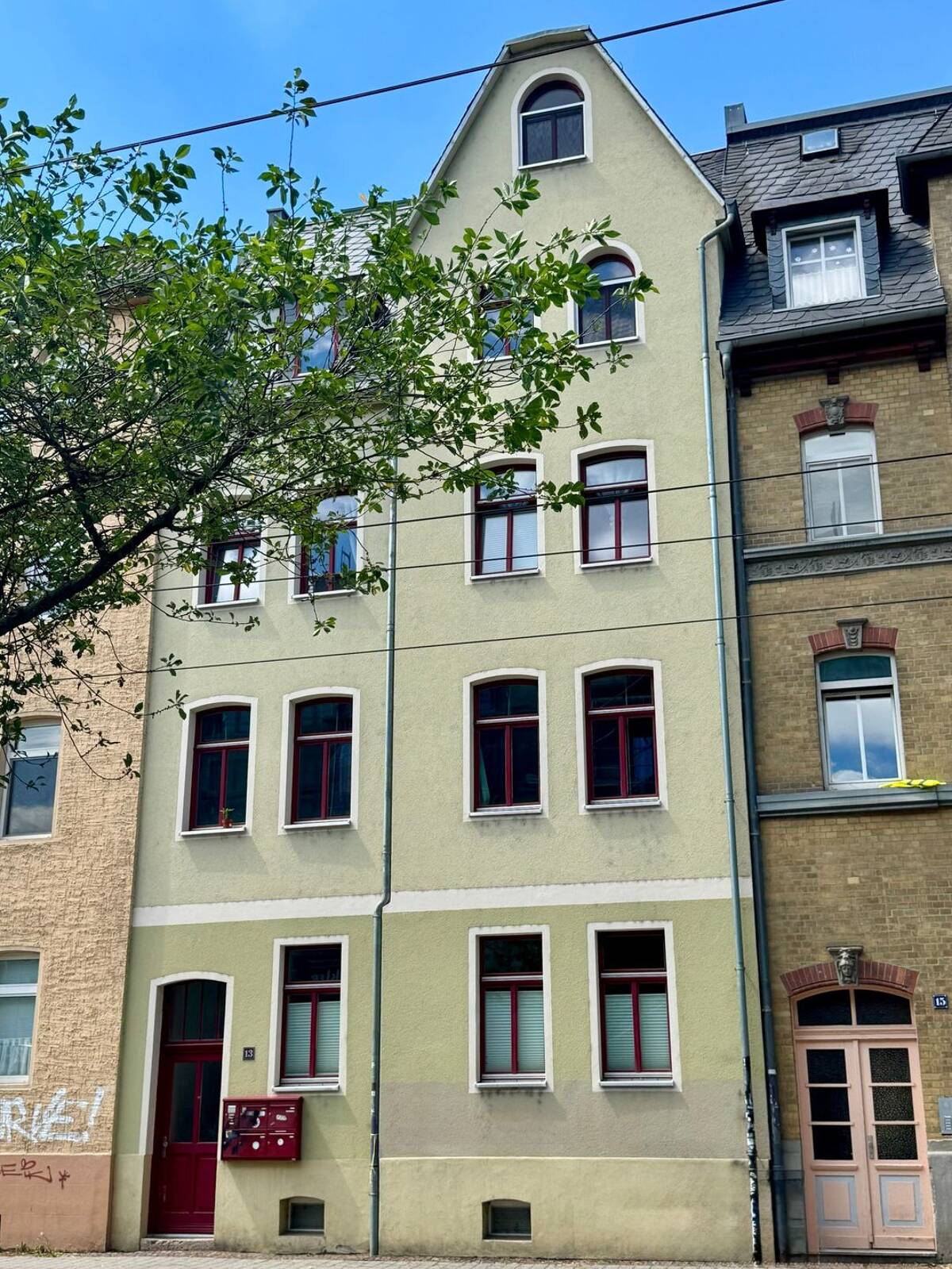 Nachhaltiges Investieren in bester Innenstadtlage - voll vermietetes Mehrfamilienhaus im Jenaer Damenvirtel – 7743 Jena – Bild 1 von 9