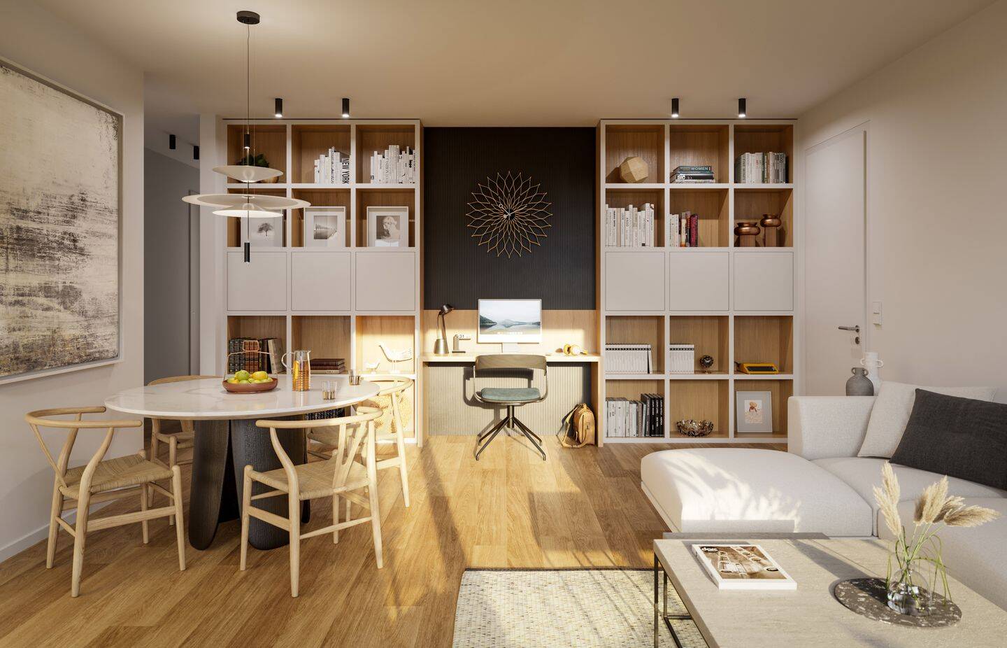 EXKLUSIVES NEUBAUPROJEKT | 3-Raum-Wohnung mit Balkon, klarer Raumaufteilung und zeitloser Eleganz – Leipzig – Vorschaubild 8
