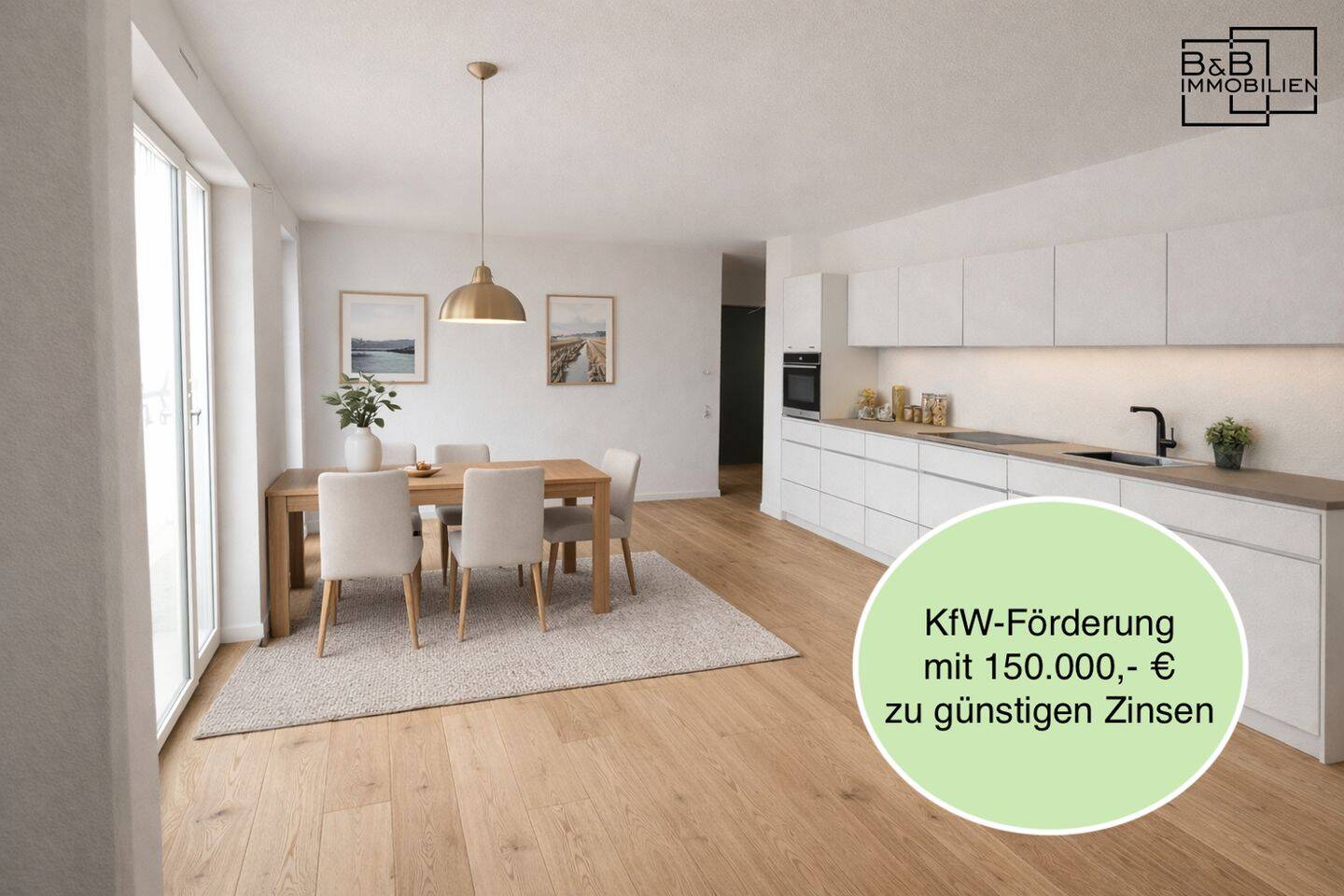 B&B Immobilien: Exklusives Neubauwohnung mit attraktiver KfW-Förderung – Trier – Bild 1 von 7
