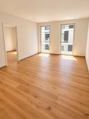 * Top Erstbezugswohnung mit Balkon & Duschbad * Neubau * Einbauküche möglich