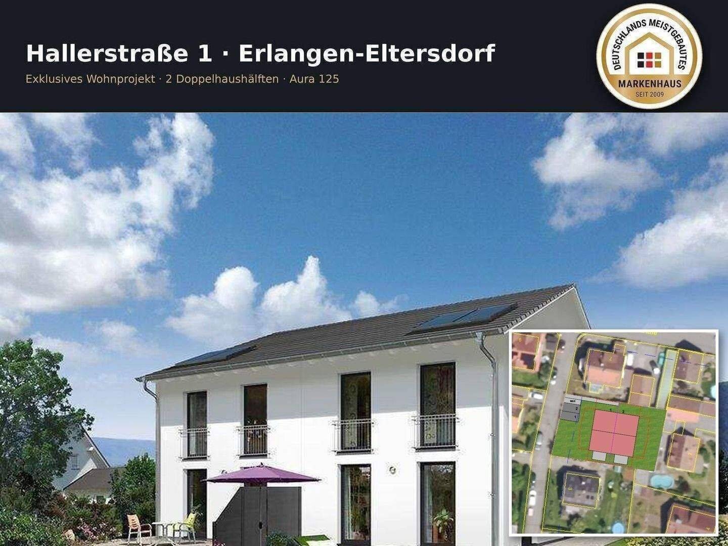 Erlangen: Neubau DHH| Komplettpreis inkl. Grundstück & Baunebenkosten