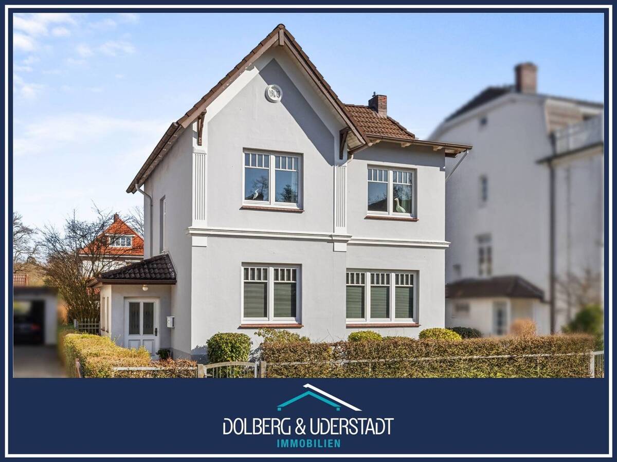 LETZTE CHANCE: Jugendstil Villa mit Stuck und Holzdielen in zentraler Lage von Rahlstedt – 22143 Hamburg – Bild 1 von 9