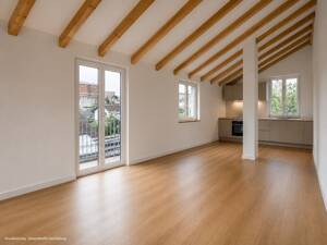 AIGNER - 3-Zimmer-Dachgeschosswohnung mit hohen Decken, Südterrasse und offenem Wohngefühl