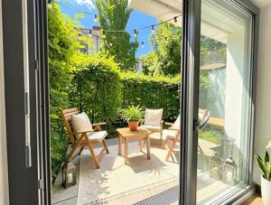 Exklusives Wohnen im Grünen: 2-Zimmer-Wohnung mit eigener Terrasse im Herzen von München-Lehel – 80538 München – Vorschaubild 8