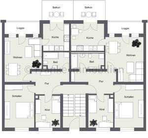 Seidnitz - Mehrfamilienhaus mit 8 Wohnungen, 4 Stellplätzen und Fernwärmeanschluss – 1277 Dresden – Vorschaubild 5