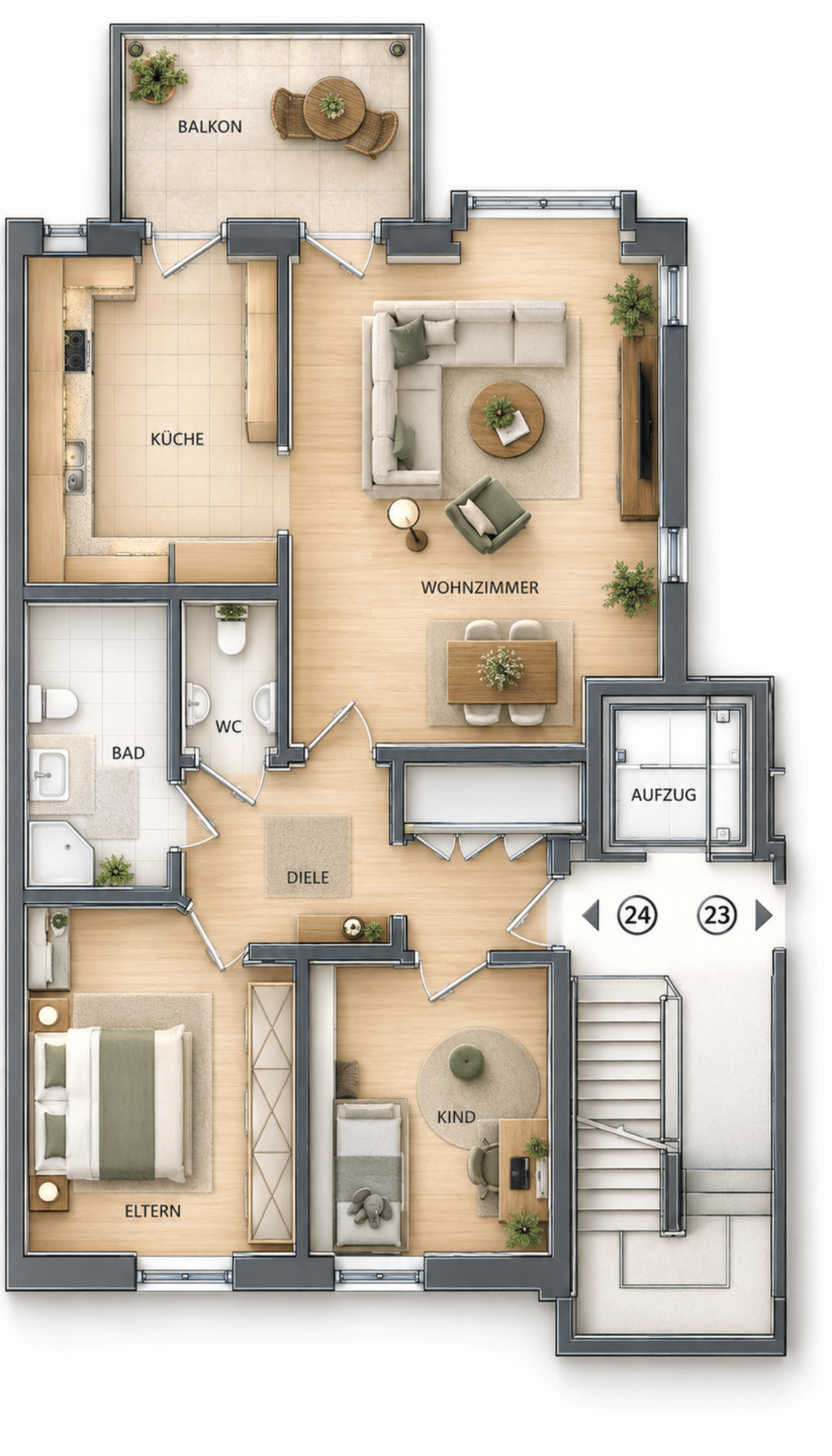 Etagenwohnung in 22869 Schenefeld mit 85 m² kaufen
