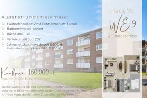 Einfach investieren - vermietete 3-Zimmer-Wohnung in Oldenburg!