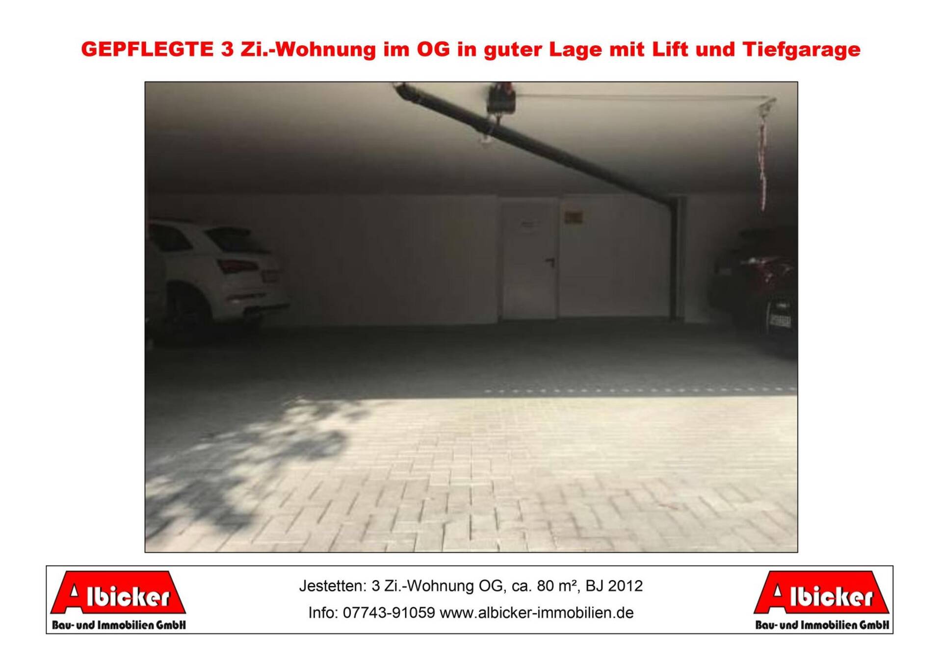 Etagenwohnung in 79798 Jestetten mit 80 m² kaufen