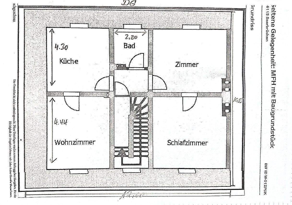 Mehrfamilienhaus mit 4 Wohneinheiten und separatem Baugrundstück zu verkaufen – Saarbrücken – Vorschaubild 6