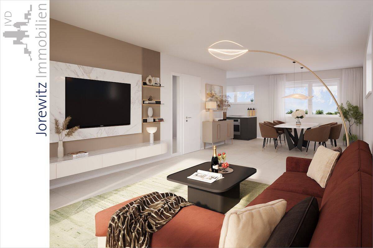 Neubau (KfW40-QNG-Standard) Senner Hellweg: Familienfreundliche 4 Zimmer-Terrassenwohnung mit Garten – Bielefeld – Vorschaubild 6