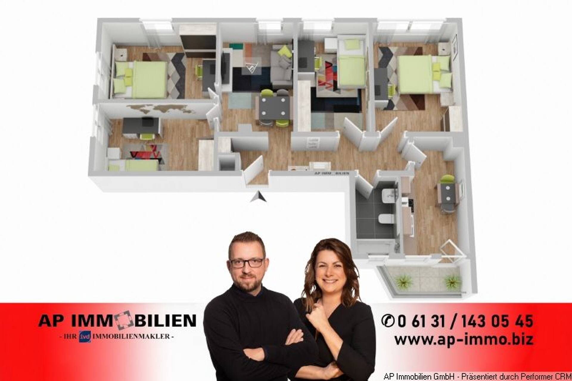 Etagenwohnung in 55118 Mainz mit 96 m² kaufen