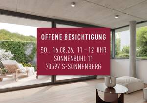 OFFENE BESICHTIGUNG I So., 16.08. I 11-12 UHR - ARCHITEKTONISCHES HIGHLIGHT: Lichtverwöhnte Gartengeschosswohnung
