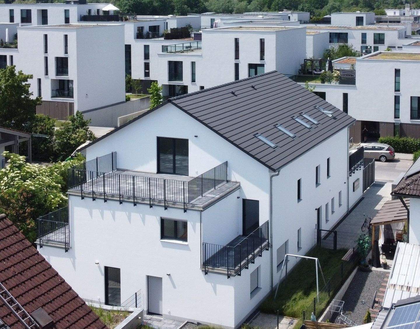 Neubau 3 ZKB Erdgeschoss mit Terrasse - Fernwärme - KFW 55EE – Ingolstadt – Bild 1 von 9