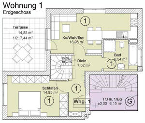 *** Moderne Eigentumswohnung-energieeffizient-hoher Wohnkomfort *** – 85051 Ingolstadt – Vorschaubild 4
