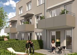 Erstbezug: schöne 3-Zi.-Whg. im 1.OG mit West-Balkon, Effizienz A+, Wärmepumpe, Bad mit Fenster, u.v.m. – 90765 Fürth – Vorschaubild 5