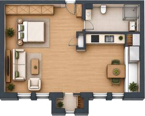 Charmantes 1-Zimmer-Apartment mit Erker in bester Leipziger Citylage - langfristig vermietet! – 4109 Leipzig – Vorschaubild 2