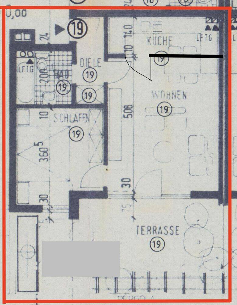 Bonn-Beuel: Vermietete 2-Zimmer-Eigentumswohnung mit ca. 52m² Wfl. und Terrasse im EG – Bonn – Vorschaubild 5