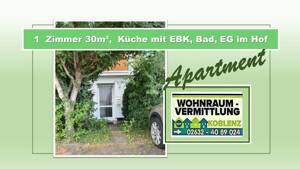 1 Zimmer, Küche, Diele, Bad, Koblenz-Neuendorf