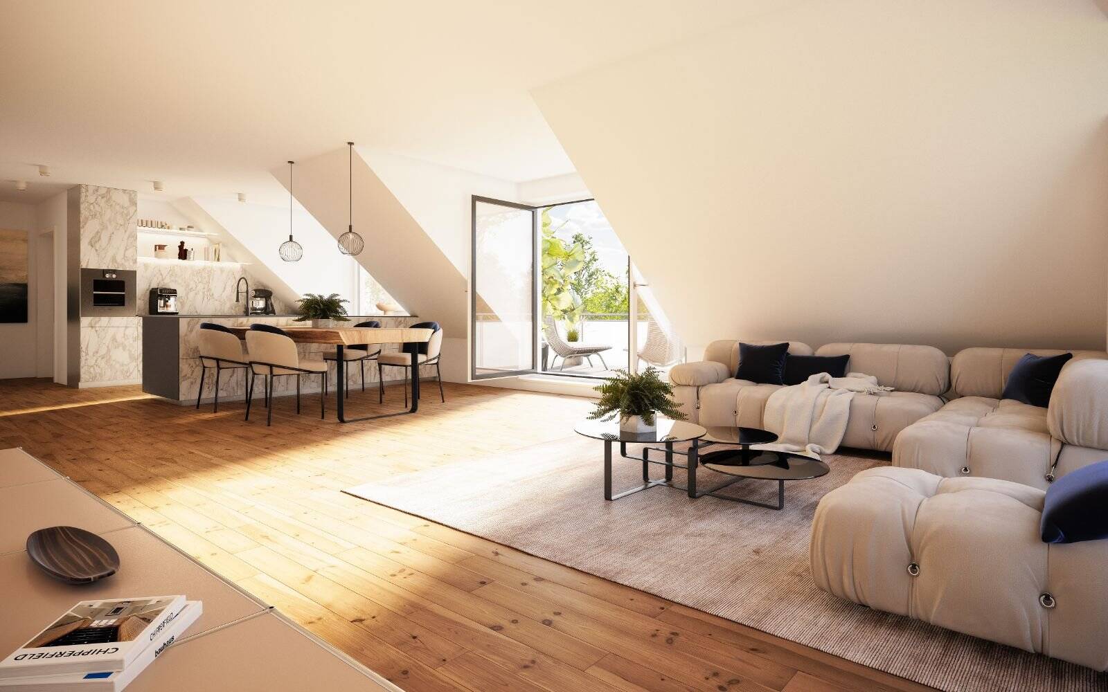 *NEUBAU* 4-Zimmer-Wohnung mit Terrasse und Gartenanteil – Nürnberg – Vorschaubild 2